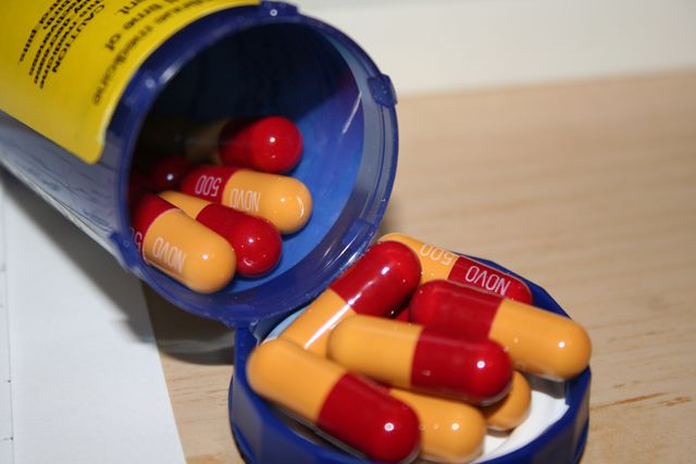 Amoxicillin antibiotic tablets